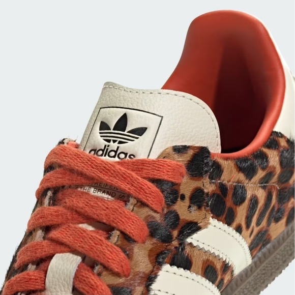 Adidas Samba OG Red Leopard unisex Mens size 5.5 women's size  6.5. NEW - Picture 7 of 13